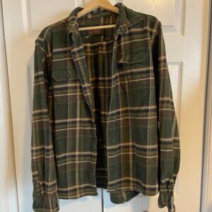 Orvis heavy flannel Shacket Size L